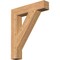 Ekena Millwork Traditional Block Smooth Bracket, Western Red Cedar, 5 1/2"W x 30"D x 36"H BKT06X30X36TRA05SWR - alternate 1